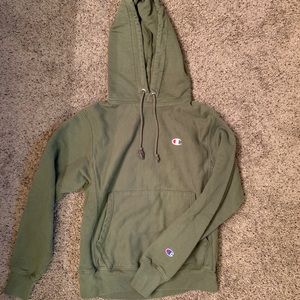 Champion green hoodie